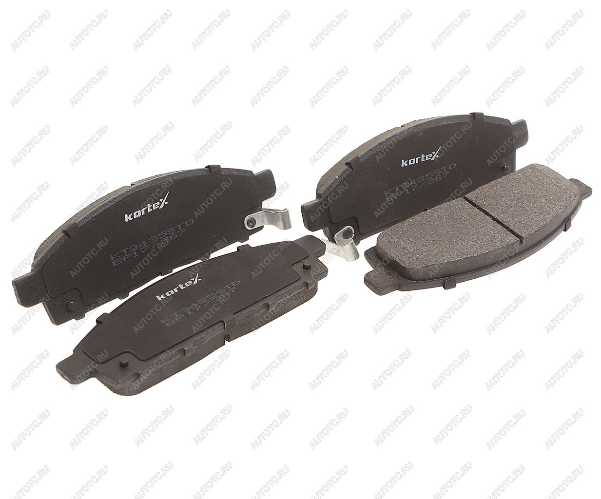 1 899 р. Колодки тормозные MITSUBISHI Pajero Sport,Montero Sport (08-),L200 (06-) передние (4шт.) KORTEX KORTEX kt3435std  с доставкой в г. Керчь