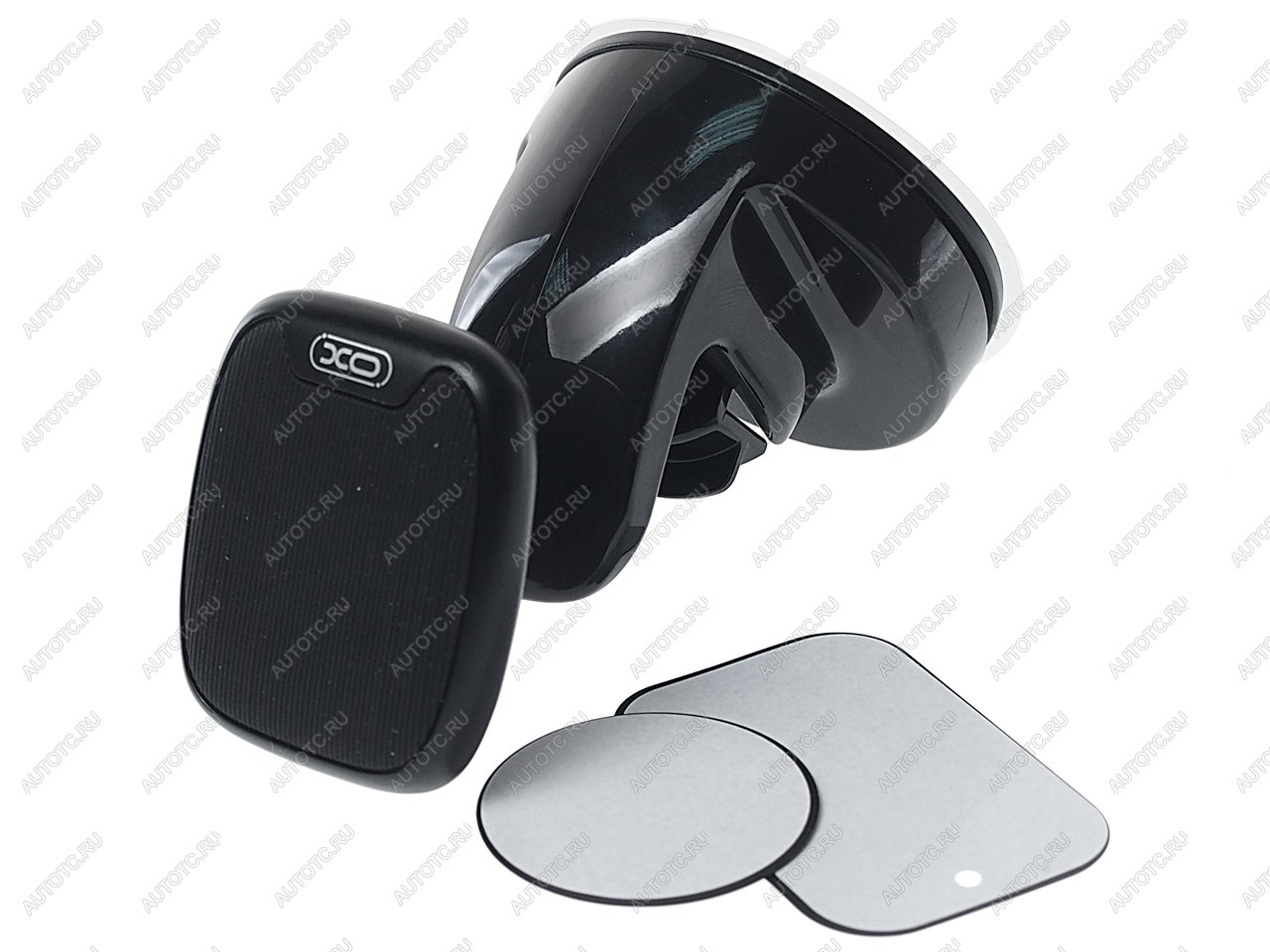 829 р. Держатель телефона универсальный магнитный черный XO XO c98b black  с доставкой в г. Керчь
