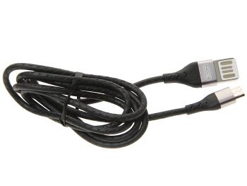 299 р. Кабель USB Type C 1м серый XO XO nb188 gray  с доставкой в г. Керчь. Увеличить фотографию 1