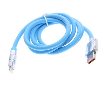 439 р. Кабель USB Type C 1.2м синий XO XO nb227 blue  с доставкой в г. Керчь. Увеличить фотографию 2