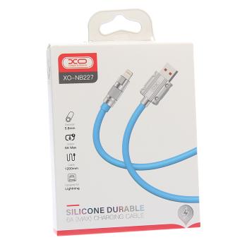 439 р. Кабель USB Type C 1.2м синий XO XO nb227 blue  с доставкой в г. Керчь. Увеличить фотографию 3