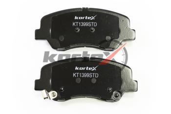 1 389 р. Колодки тормозные HYUNDAI Solaris (11-) KIA Rio (11-) передние (4шт.) KORTEX KORTEX kt1399std  с доставкой в г. Керчь. Увеличить фотографию 3