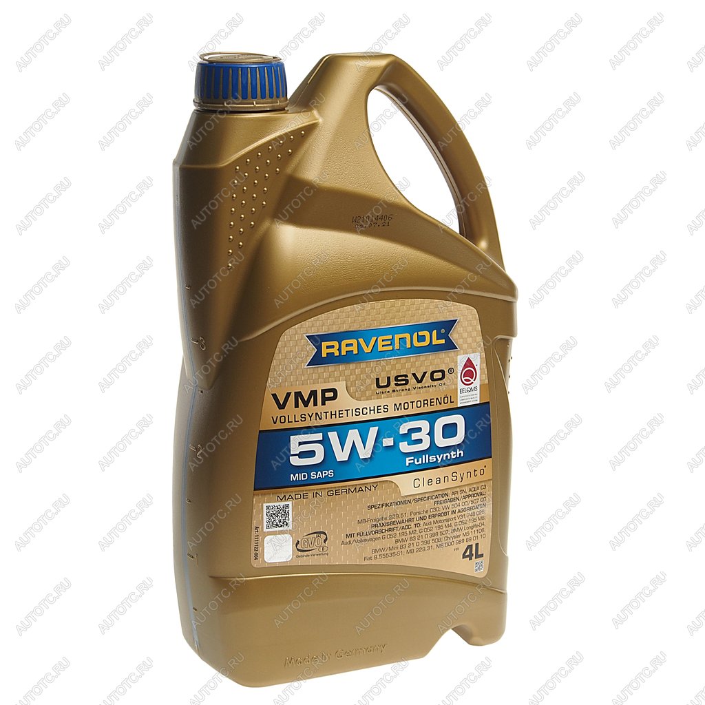 9 749 р. Масло моторное VMP 5W30 синт.4л (Уценка) RAVENOL RAVENOL 1111122-004  с доставкой в г. Керчь