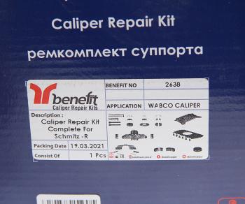 11 999 р. Ремкомплект суппорта WABCO MAXX 22T правого (полный) BENEFIT BENEFIT 2638  с доставкой в г. Керчь. Увеличить фотографию 7