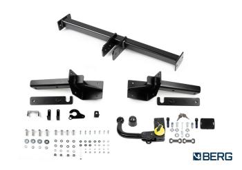5 299 р. Фаркоп (крепление шара на двух болтах) Berg  Lexus LX500d  J310 (2021-2022), Toyota Land Cruiser  J300 (2021-2025) (стальной с порошковым покрытием, шар A (F20))  с доставкой в г. Керчь. Увеличить фотографию 2