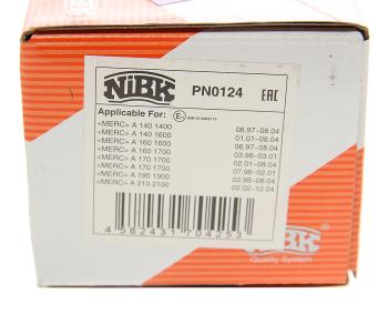 3 099 р. Колодки тормозные MERCEDES Vaneo (02-05) передние (4шт.) NIBK NIBK pn0124 NIBK pn0124  с доставкой в г. Керчь. Увеличить фотографию 4