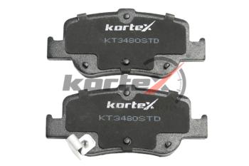 1 099 р. Комплект задних колодок дисковых тормозов (4шт.) KORTEX Toyota Auris E150 хэтчбэк 5 дв. дорестайлинг (2006-2010)  с доставкой в г. Керчь. Увеличить фотографию 3