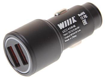 669 р. Устройство зарядное в прикуриватель 2USB 12V WIIIX WIIIX ucc-4-2-05-96 WIIIX ucc-4-2-05-96  с доставкой в г. Керчь. Увеличить фотографию 1