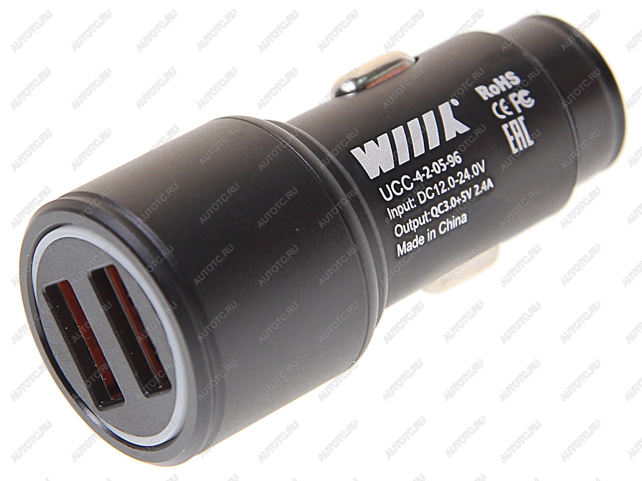 669 р. Устройство зарядное в прикуриватель 2USB 12V WIIIX WIIIX ucc-4-2-05-96 WIIIX ucc-4-2-05-96  с доставкой в г. Керчь