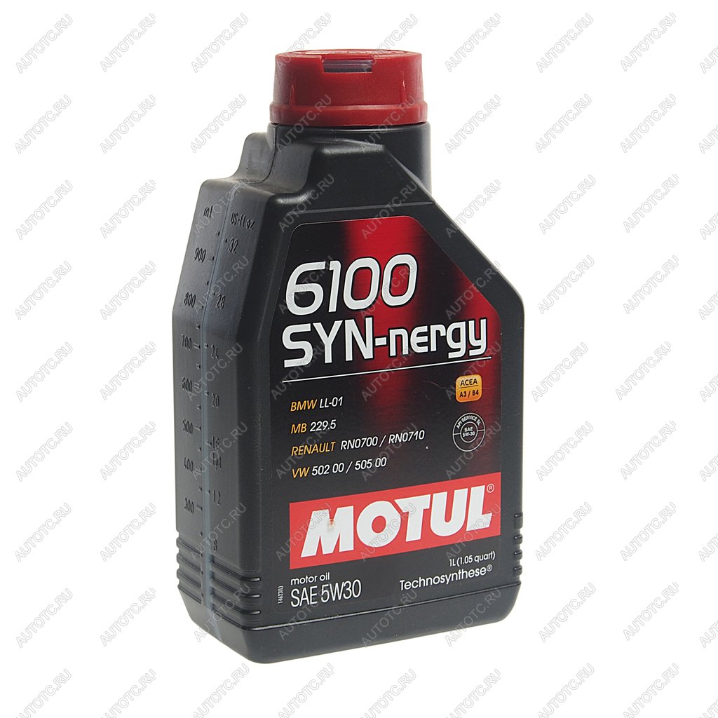 1 099 р. Масло моторное 6100 SYN-NERGIE 5W30 п/синт.1л MOTUL MOTUL 107970 MOTUL 107970  с доставкой в г. Керчь