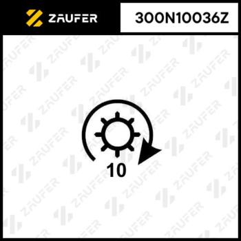 8 249 р. Стартер CHEVROLET Aveo (04-) ZAUFER ZAUFER 300n10036z ZAUFER 300n10036z  с доставкой в г. Керчь. Увеличить фотографию 3