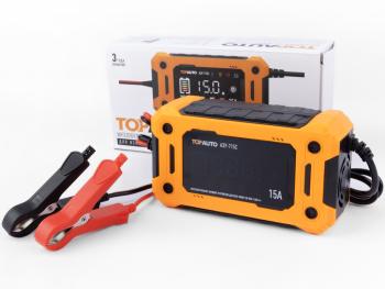2 989 р. Устройство зарядное интеллектуальное 12V 15A 200Ач AGM/GEL LiFePO4 (автомат) ТОП АВТО ТОП АВТО 15a001 ТОП АВТО 15a001  с доставкой в г. Керчь. Увеличить фотографию 1