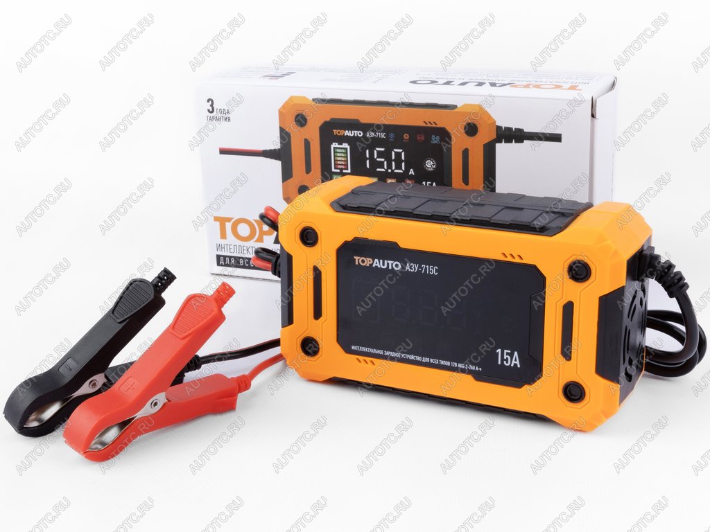 2 989 р. Устройство зарядное интеллектуальное 12V 15A 200Ач AGM/GEL LiFePO4 (автомат) ТОП АВТО ТОП АВТО 15a001 ТОП АВТО 15a001  с доставкой в г. Керчь