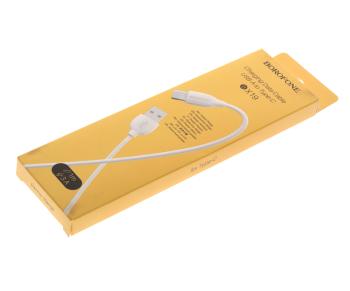 97 р. Кабель USB Type C 1м BOROFONE BOROFONE bx19 белый BOROFONE bx19 белый  с доставкой в г. Керчь. Увеличить фотографию 3