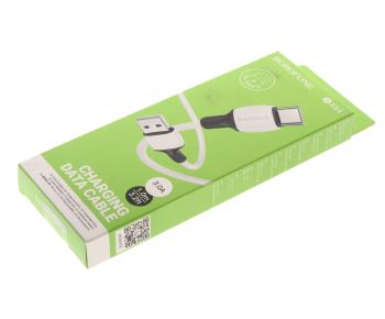 97 р. Кабель USB Type C 1м BOROFONE BOROFONE bx84 белый BOROFONE bx84 белый  с доставкой в г. Керчь. Увеличить фотографию 3