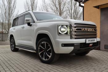 15 799 р. Защита порогов PT GROUP с окантовкой Ø51мм (НПС) HAVAL H9 2024- Haval H9 (2024-2025)  с доставкой в г. Керчь. Увеличить фотографию 9