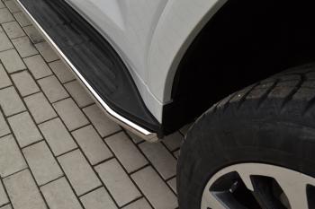 14 099 р. Защита порогов PT GROUP с окантовкой Ø38мм (НПС) HAVAL H9 2024-  Haval H9 (2024-2025)  с доставкой в г. Керчь. Увеличить фотографию 9