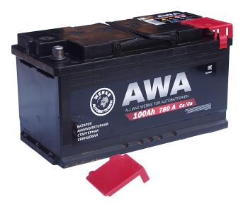 12 899 р. Аккумулятор AWA PRO 100Ач AWA 6ст100(1)  с доставкой в г. Керчь. Увеличить фотографию 2