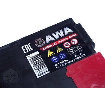 12 899 р. Аккумулятор AWA PRO 100Ач AWA 6ст100(1)  с доставкой в г. Керчь. Увеличить фотографию 5