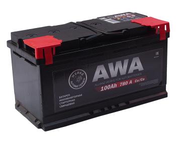 12 899 р. Аккумулятор AWA PRO 100Ач обратная полярность AWA 6ст100(0)  с доставкой в г. Керчь. Увеличить фотографию 1