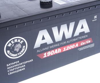 20 999 р. Аккумулятор AWA PRO 190Ач обратная полярность AWA 6ст190(3)  с доставкой в г. Керчь. Увеличить фотографию 2