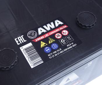 20 999 р. Аккумулятор AWA PRO 190Ач обратная полярность AWA 6ст190(3)  с доставкой в г. Керчь. Увеличить фотографию 4