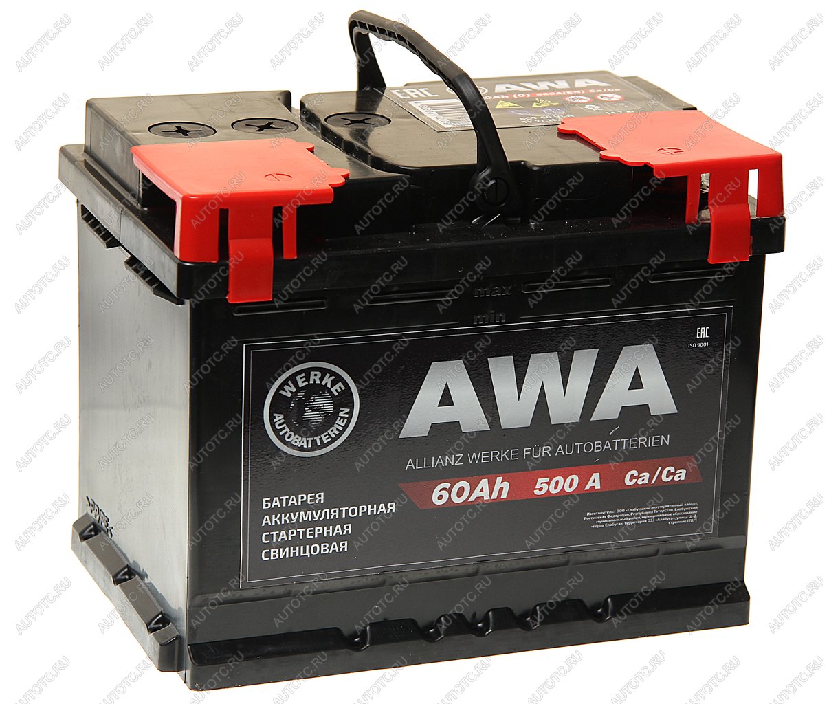 7 999 р. Аккумулятор AWA PRO 60Ач обратная полярность AWA 6ст60(0)  с доставкой в г. Керчь