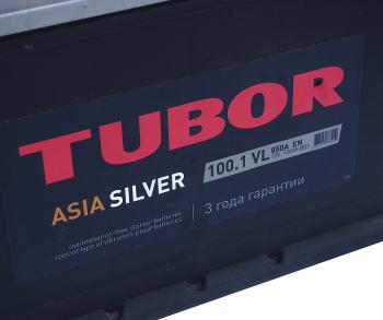 14 999 р. Аккумулятор TUBOR Asia Silver 100Ач TUBOR 6ст100(1) d31r  с доставкой в г. Керчь. Увеличить фотографию 2
