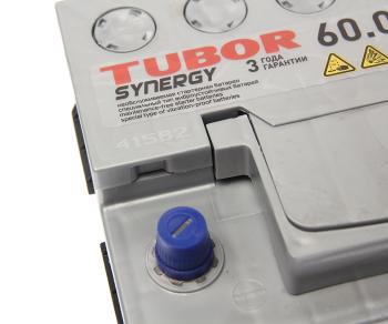 10 999 р. Аккумулятор TUBOR Synergy 60Ач обратная полярность,низкий TUBOR 6ст60(0)  с доставкой в г. Керчь. Увеличить фотографию 2