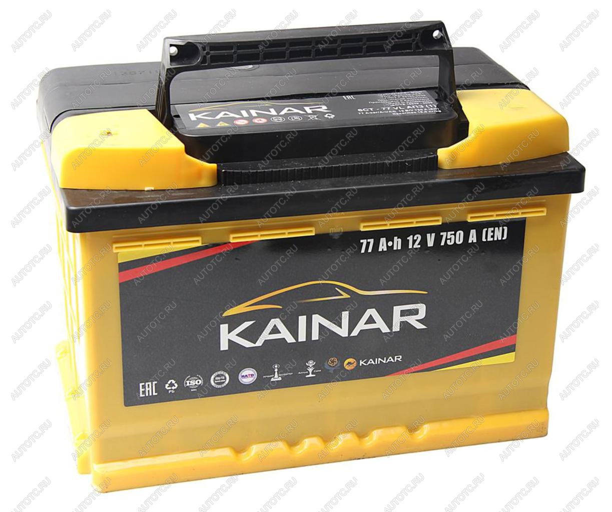 9 599 р. Аккумулятор KAINAR 77Ач KAINAR 6ст77(1)  с доставкой в г. Керчь