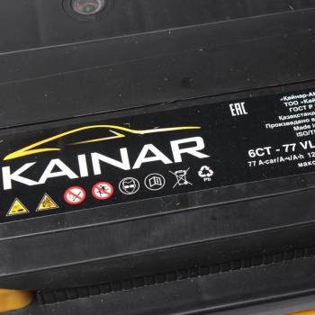 9 599 р. Аккумулятор KAINAR 77Ач обратная полярность KAINAR 6ст77(0)  с доставкой в г. Керчь. Увеличить фотографию 2