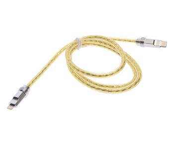 Кабель USB Type C-USB Type C 1м золото HOCO HOCO u113 gold