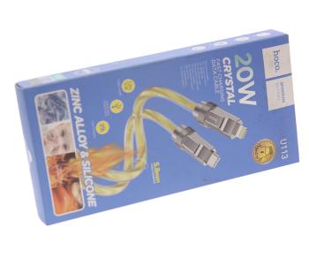 449 р. Кабель USB Type C-USB Type C 1м золото HOCO HOCO u113 gold  с доставкой в г. Керчь. Увеличить фотографию 2