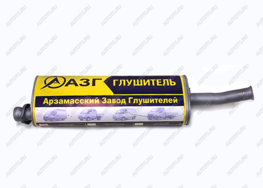 5 399 р. Глушитель ГАЗ-2217,27527 дв.Крайслер,УМЗ-4216 ЕВРО-3 АЗГ АЗГ 27527-1201008  с доставкой в г. Керчь