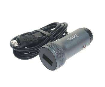 Устройство зарядное в прикуриватель 1USB 12V HOCO HOCO z49a grey