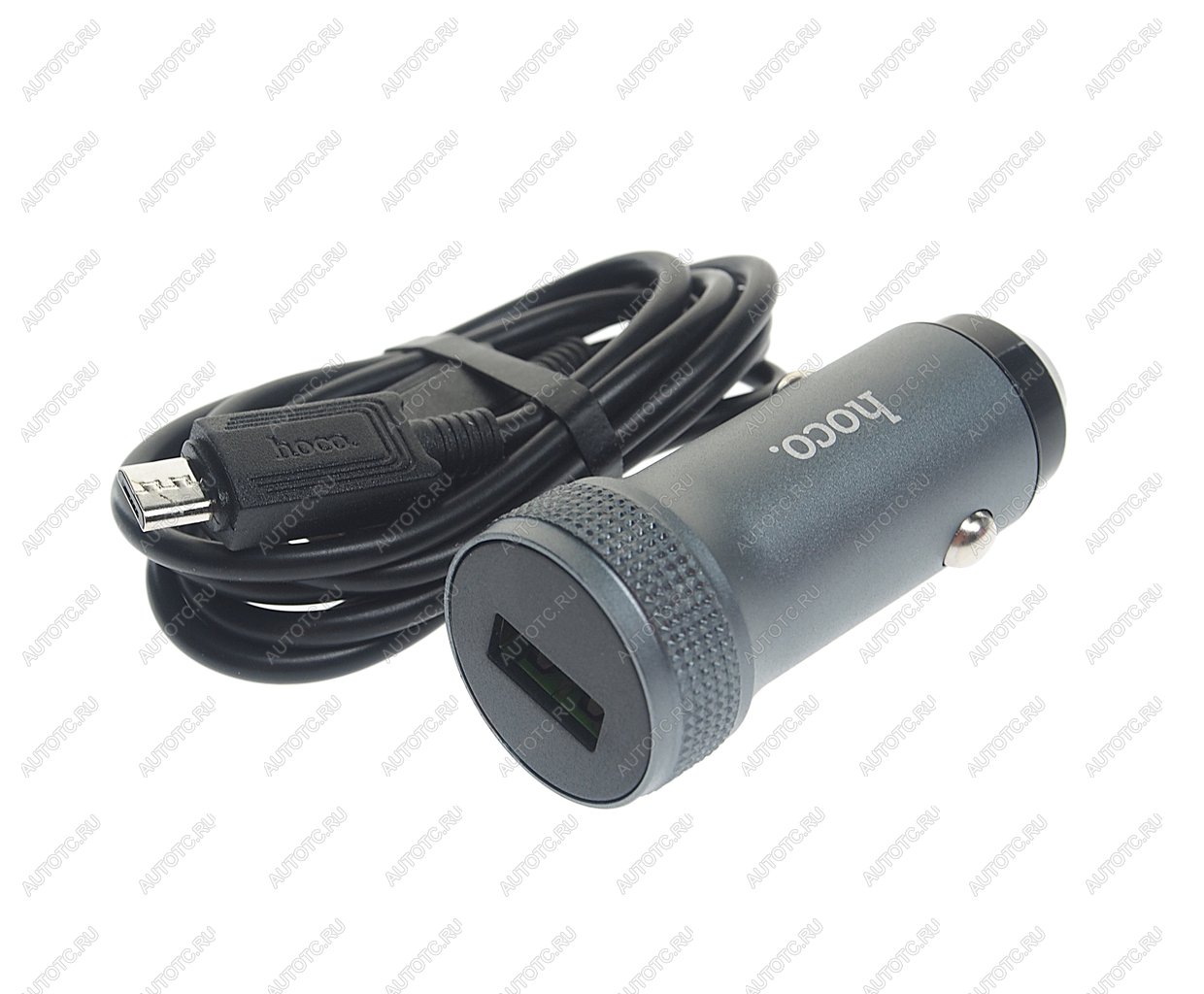529 р. Устройство зарядное в прикуриватель 1USB 12V HOCO HOCO z49a grey  с доставкой в г. Керчь