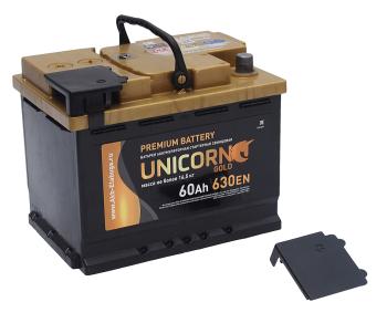 8 999 р. Аккумулятор UNICORN Red EFB 60Ач обратная полярность UNICORN 6ст60(0)  с доставкой в г. Керчь. Увеличить фотографию 2