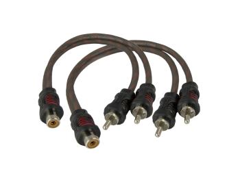 569 р. Переходник RCA-2RCA 2шт. AURA AURA rca-0y11  с доставкой в г. Керчь. Увеличить фотографию 2