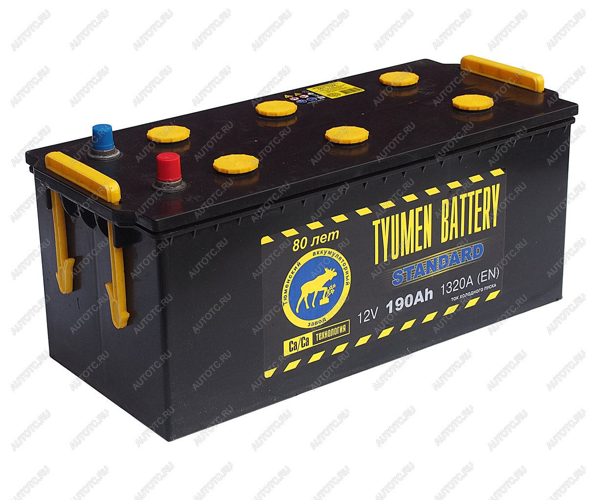 21 899 р. Аккумулятор TYUMEN BATTERY STANDART 190Ач под болт TYMEN BATTERY 6ст190(4)  с доставкой в г. Керчь