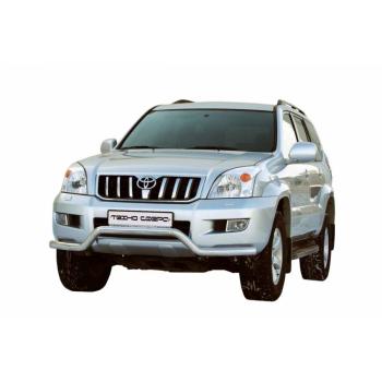 12 699 р. Защита ПЕРЕДА «Волна», d63,5 TOYOTA Land Cruiser Prado 120 ОКРАШ.  0640 к  с доставкой в г. Керчь. Увеличить фотографию 1