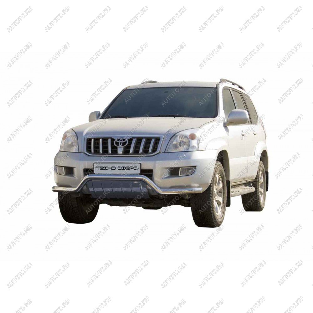 12 699 р. Передок «Волна» с доп. защитой двигат., 63.5  Toyota LAND CRUISER PRADO 120 ОКРАШ.  0641 к  с доставкой в г. Керчь