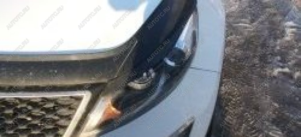 769 р. Накладки на передние фары (реснички) Русская Артель  KIA Sportage  3 SL (2014-2016) рестайлинг (глянец под покраску)  с доставкой в г. Керчь