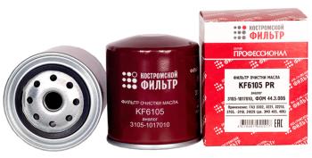 439 р. Фильтр масляный ГАЗ-3110,3302 (дв.ЗМЗ-406) Профессионал КОСТРОМСКОЙ ФИЛЬТР КП Автофильтр kf6105 pr  с доставкой в г. Керчь. Увеличить фотографию 2