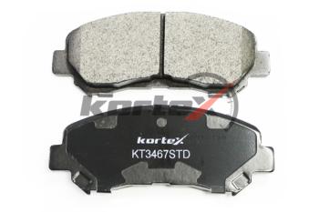 1 559 р. Колодки тормозные NISSAN Qashqai (J10E),X-Trail (T31) передние (4шт.) KORTEX KORTEX kt3467std  с доставкой в г. Керчь. Увеличить фотографию 2