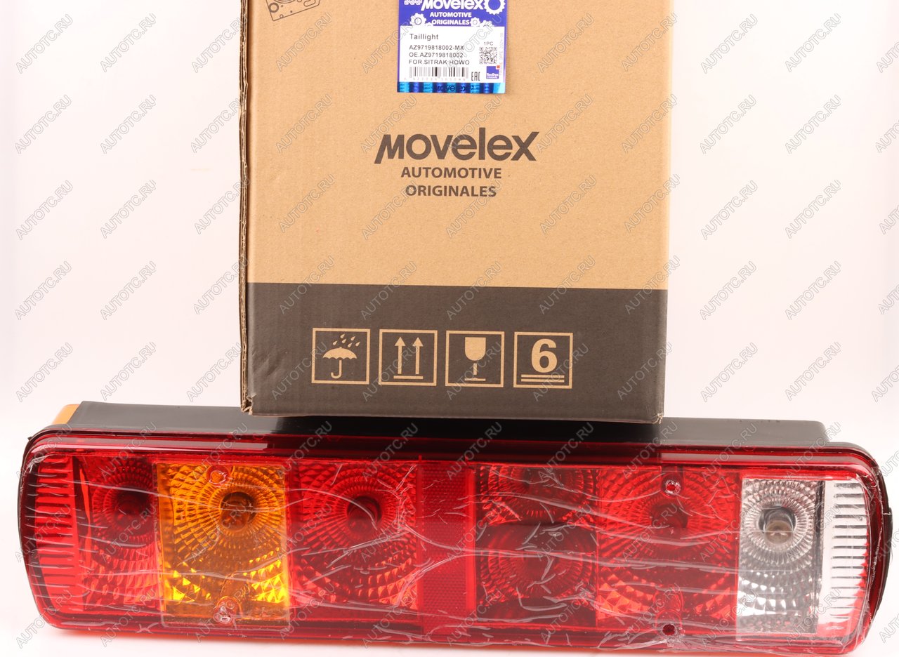 2 369 р. Фонарь задний SITRAK HOWO правый MOVELEX MOVELEX az9719818002-mx  с доставкой в г. Керчь