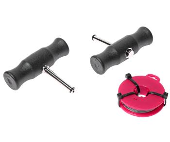 3 579 р. Струна для срезания уплотнителей 0.75 L=1.8м с держателями JTC JTC TOOLS CO., LTD jtc-2522  с доставкой в г. Керчь. Увеличить фотографию 1