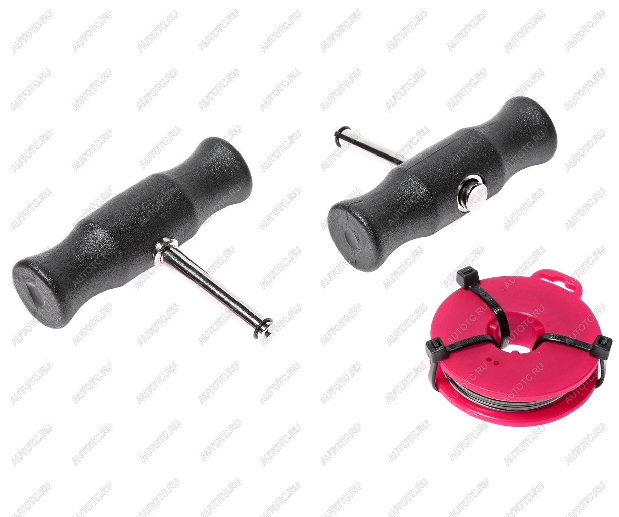 3 579 р. Струна для срезания уплотнителей 0.75 L=1.8м с держателями JTC JTC TOOLS CO., LTD jtc-2522  с доставкой в г. Керчь