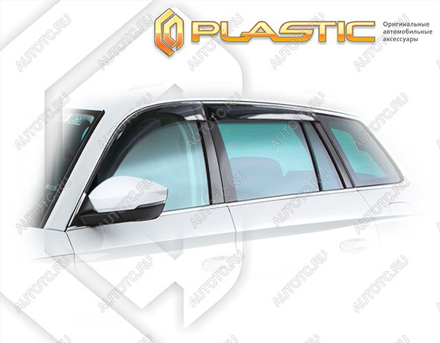 2 199 р. Ветровики дверейClassic полупрозрачныйSkodaKodiaq NS7Chrome molding=120,  2010030312781  с доставкой в г. Керчь