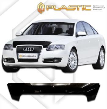 1 999 р. Дефлектор капотаClassic черныйAudiA6 2005-2011  2010010103484  с доставкой в г. Керчь. Увеличить фотографию 1