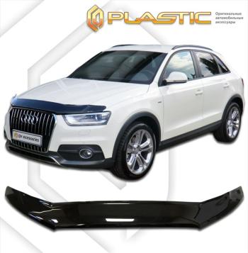 2 299 р. Дефлектор капотаClassic черныйAudiQ3 I поколение, I поколение рест. 1, I поколение рест. 2, джипsuv 5 дв., рынок РФ 2011–20198U  2010010110062  с доставкой в г. Керчь. Увеличить фотографию 1